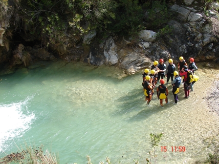 Barranquismo Rio Verde barrancos canones Granada