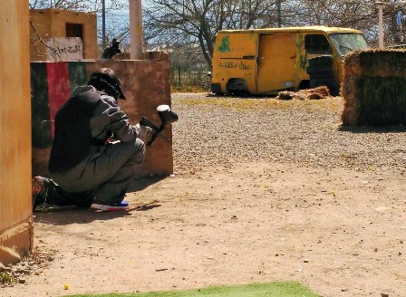 Campo donde jugar paintball en Granada