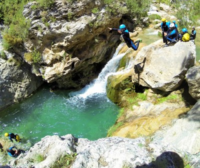 Iniciacion Barranquismo Rio Verde Granada