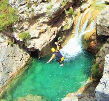 Paquete Rafting con Barranquismo o Barrancos en Granada o Malaga