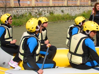 Rafting viajes fin de curso granada