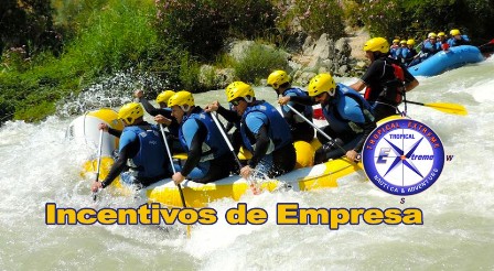 Viajes de Incentivo Rafting en Andalucía