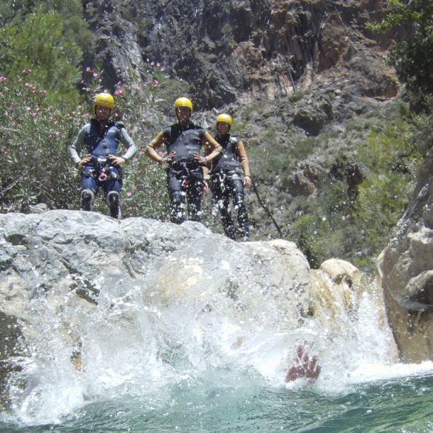 barranquismo rio verde granada principiantes